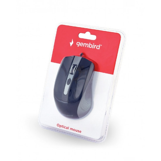 Optical mouse USB gray-black