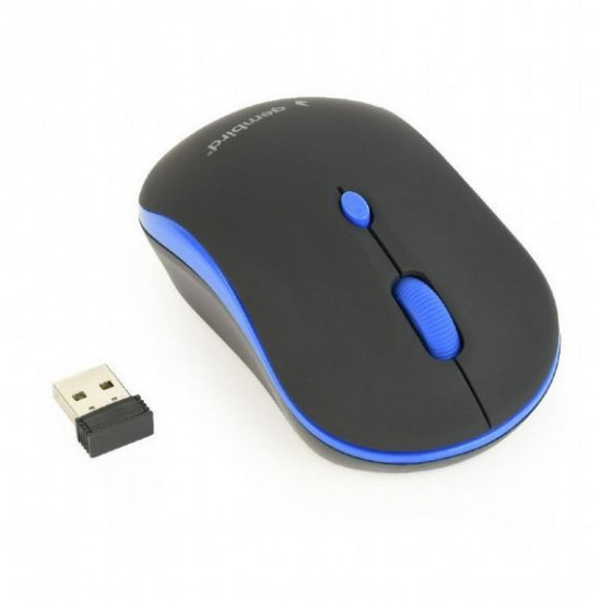 Wireless optical mouse black-blue