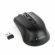 Wireless optical mouse black