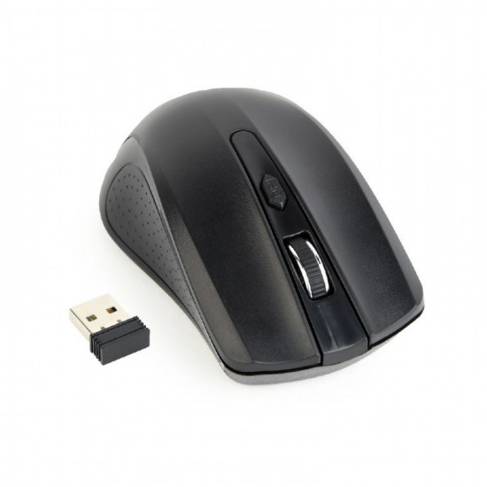 Wireless optical mouse black