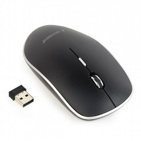 Wireless optical mouse black