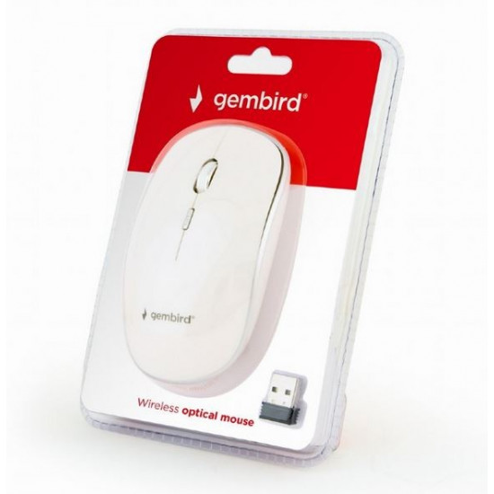 Wireless optical mouse white