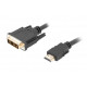 Cable HDMI(M)-DVI-D(M) CA-HDDV-10CC-0018-BK 1.8 M black