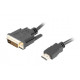 Cable HDMI(M)-DVI-D(M) DUAL LINK 1.8 M black