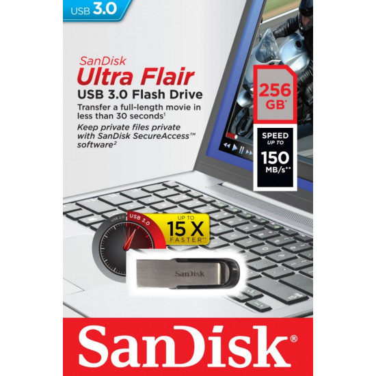 Flash drive Ultra Flair USB 3.0 256GB 150MB/s