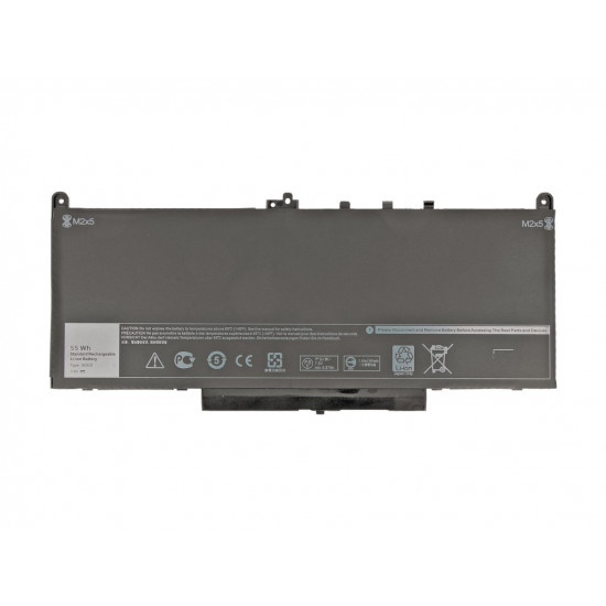 Battery for Dell Latitude E7270, E7470 (7300 mAh 55 Wh)