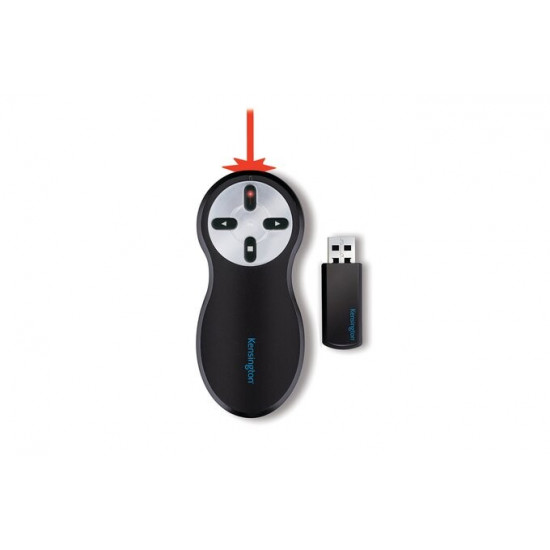 Wireless presenter with red laser