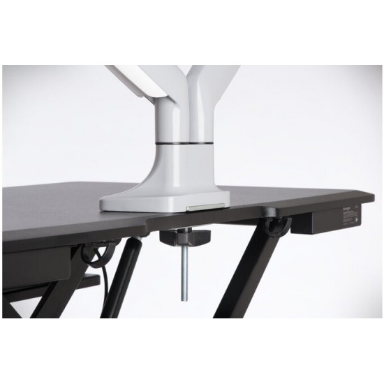 One-Touch Height Adjustable Dual Monitor Arm