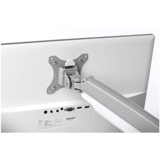 One-Touch Height Adjustable Dual Monitor Arm