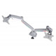 One-Touch Height Adjustable Dual Monitor Arm