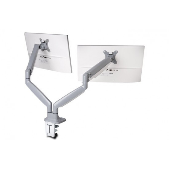 One-Touch Height Adjustable Dual Monitor Arm