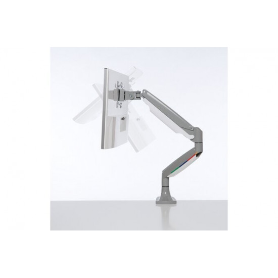 One-Touch Height Adjustable Single Monitor Arm