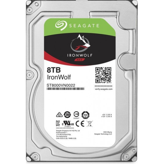 Disc IronWolf 8TB 3,5 256MB ST8000VN004