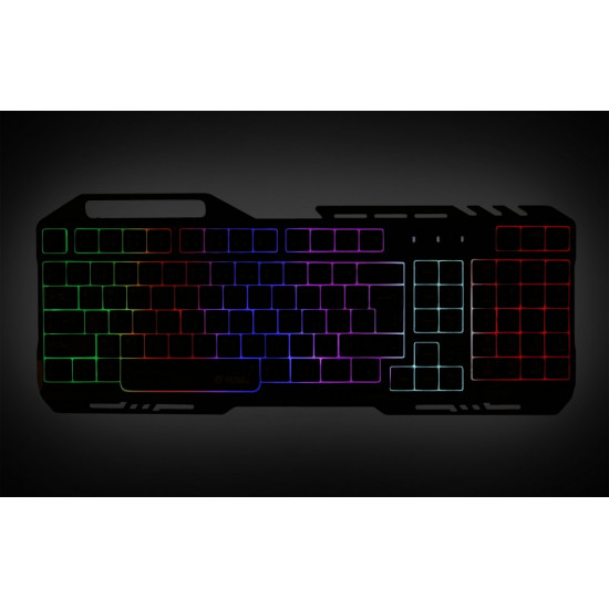 Keyboard YKB 3200 SHADOW metal, LED