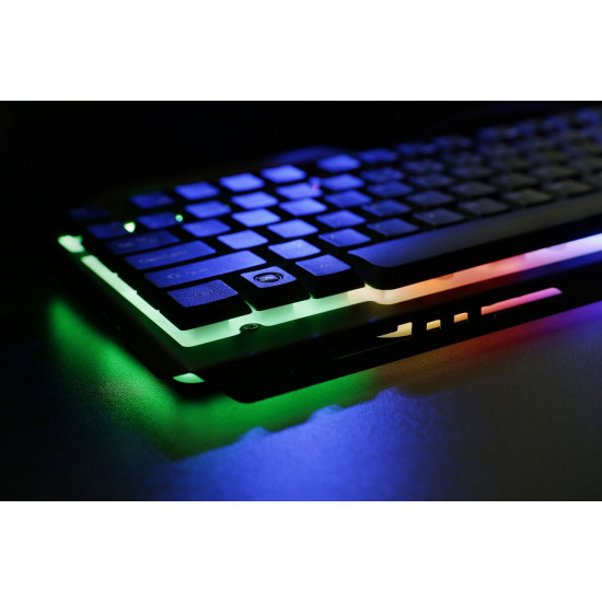 Keyboard YKB 3200 SHADOW metal, LED