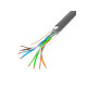 Cable FTP Cat.5E CU 305 m wire gray