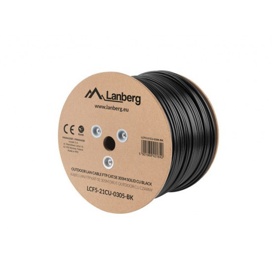 Cable FTP Cat.5E CU 305 m wire outdoor 