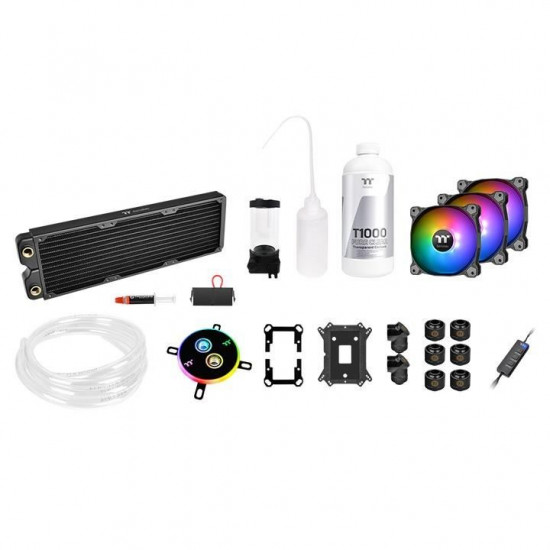 Water cooling - Pacific C360 DDC LCS RGB (120mm*3, copper, Soft Tube,Transparent coolant)