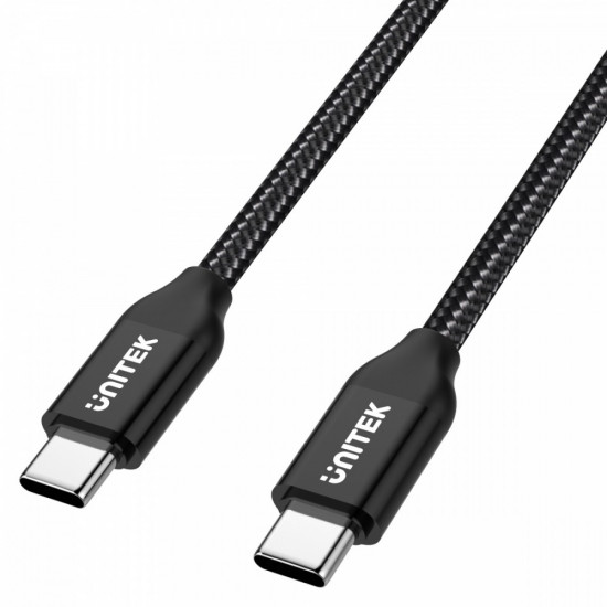 Cable USB-C - USB-C PD 2M, M/M C14059BK