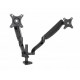 Desk holder for 2 LED/LCD monitors 10-32