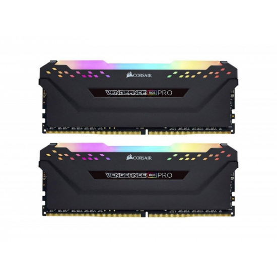 PC memory DDR4 Intel XMP Certified Vengeance PRO RGB 16GB/3200(2*8GB) black CL16