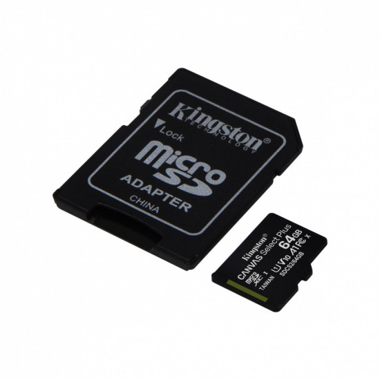 Memory card microSD 64GB Canvas Select Plus 100MB/s Adapter