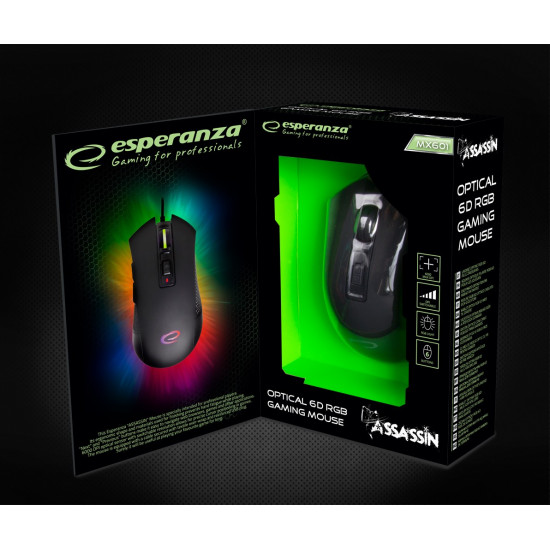 Gaming 6d optical mouse usb assassin