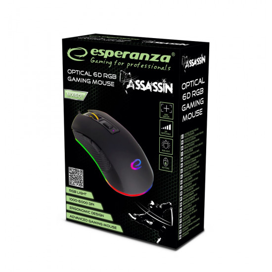 Gaming 6d optical mouse usb assassin