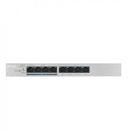 GS1200-8HP 8Port PoE+ 4x60W webmanaged Switch