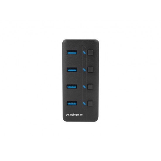 USB Hub 4 Mantis 2 USB 3.0 ports with switch + power supply