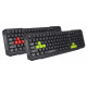 Usb gaming keyboard aspis green