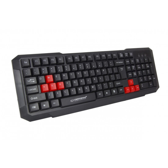 Usb keyboard aspis red