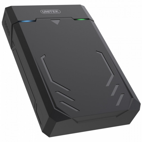 UNITEK Y-3035 storage drive enclosure HDD/SSD enclosure Black 2.5/3.5"