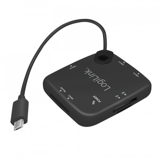 Micro-USB OTG multifunct ion hub and card reader