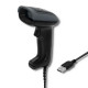 Wired laser barcode scanner 1D, 2D, USB