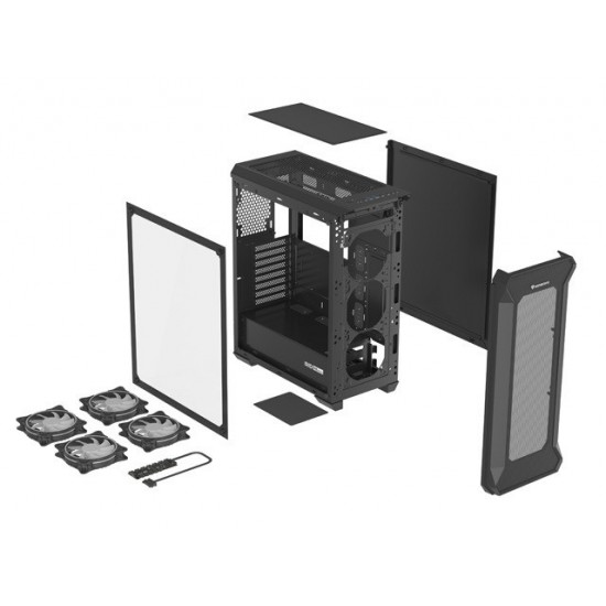 PC Case Genesis Irid 505 with window ARGB