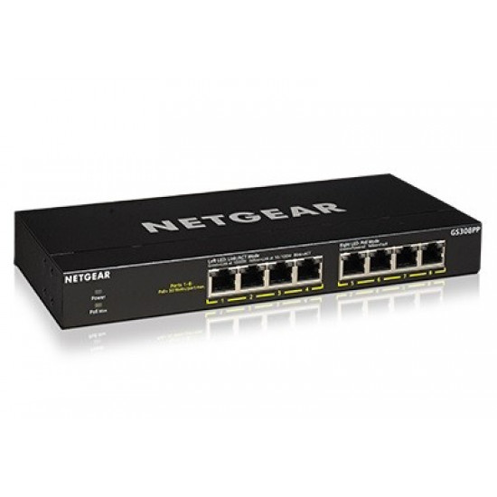 GS308PP Switch Unmanaged 8x1Gb PoE+