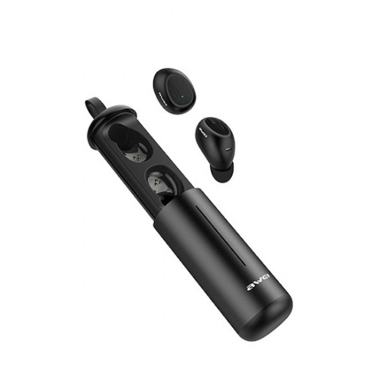 Bluetooth headphones 5.0 T55 TWS + dock station black