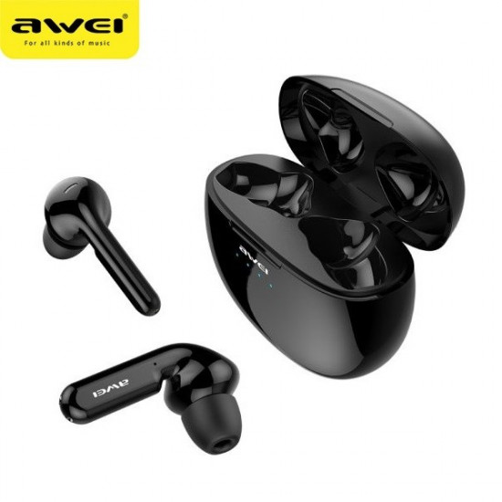 Bluetooth headphone s 5.0 T15 TWS + dock station black