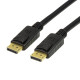 Connection cable Display Port 1.4 8K, 1m, black