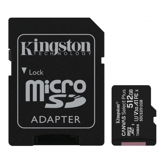 microSD 512GB Canvas Select Plus 100/85MB/s