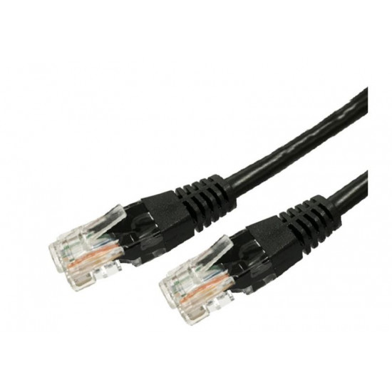 Cable Patchcord cat.6A RJ45 UTP 1m. black