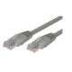 Cable Patchcord cat.6A RJ45 UTP 1m. grey