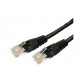 Cable Patchcord cat.6A RJ45 UTP 3m. black