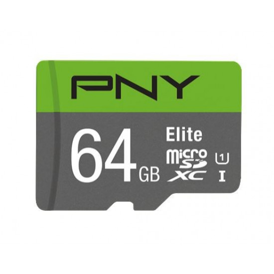 MicroSDXC Elite 64GB P-SDUX64U185GW-GE