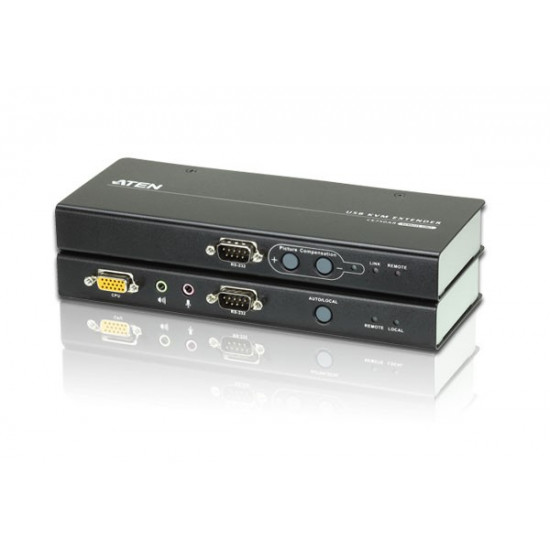 USB VGA/Audio Cat5 KVM Ext 1280x1024@200 CE750