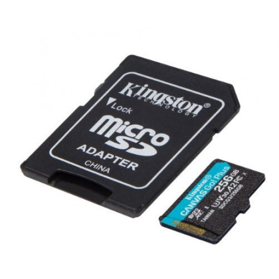 microSD 256GB Canvas Go Plus 170/90MB/s adapter