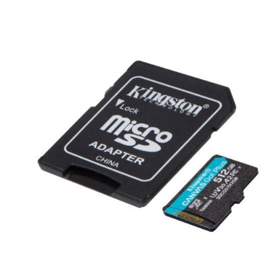 microSD 512GB Canvas Go Plus 170/90MB/s adapter