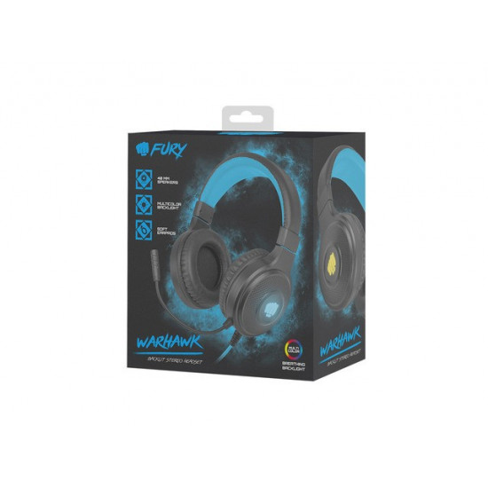 Gaming Headset Fury Warhawk RGB