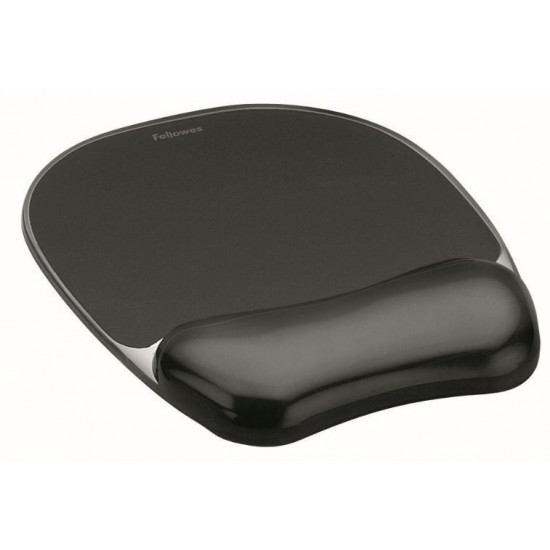 Mouse Pad gel CRYSTAL, black